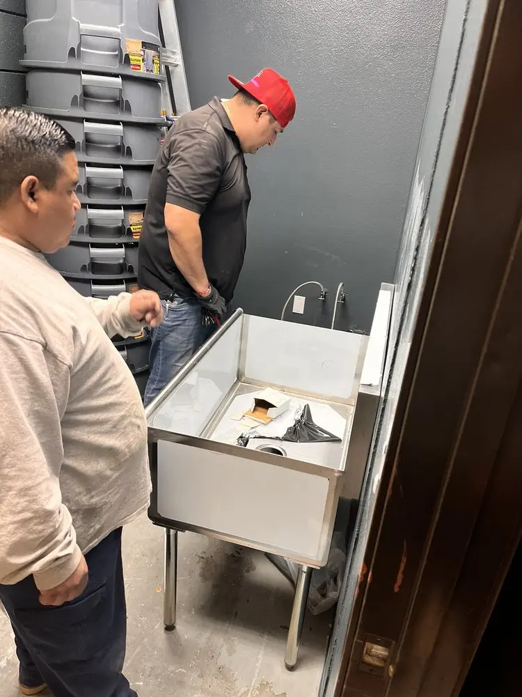 Commercial plumbing and sink installation in Riviera Isles